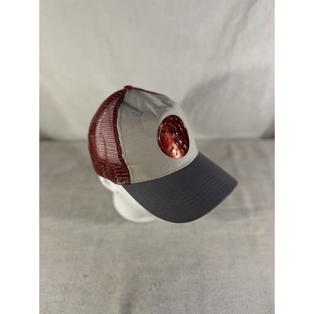 Women's Breast Cancer Awareness Strong & Brave Pink Ribbon Trucker Cap